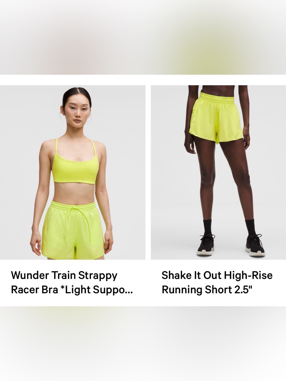 Lululemon running set